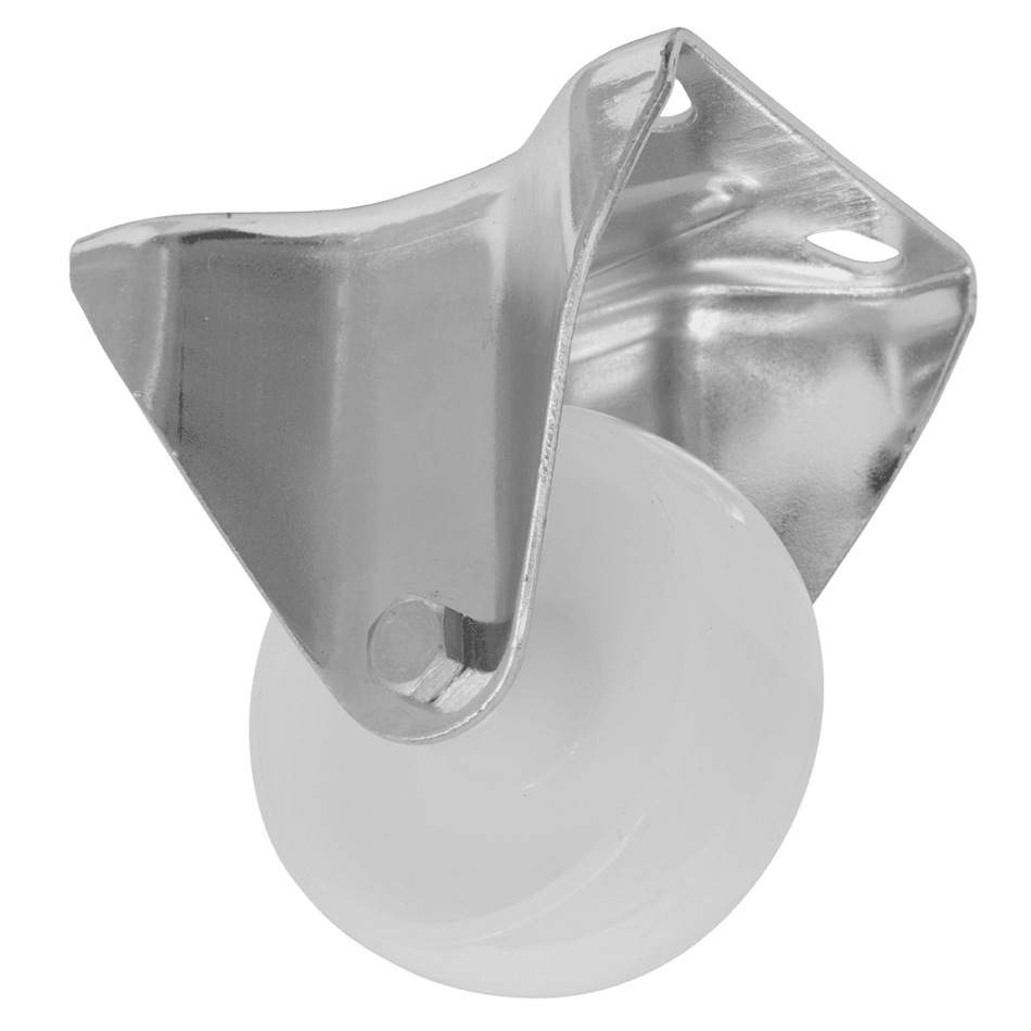 Sealey Heavy-Duty Nylon Castor Wheel Fixed Plate 80mm - Trade Model No- SCW480FPEM