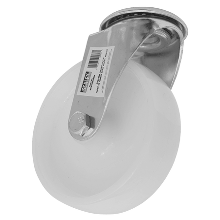 Sealey Heavy-Duty Trade Castor Wheel Bolt Hole 125mm - Trade Model No- SCW4125SBEM