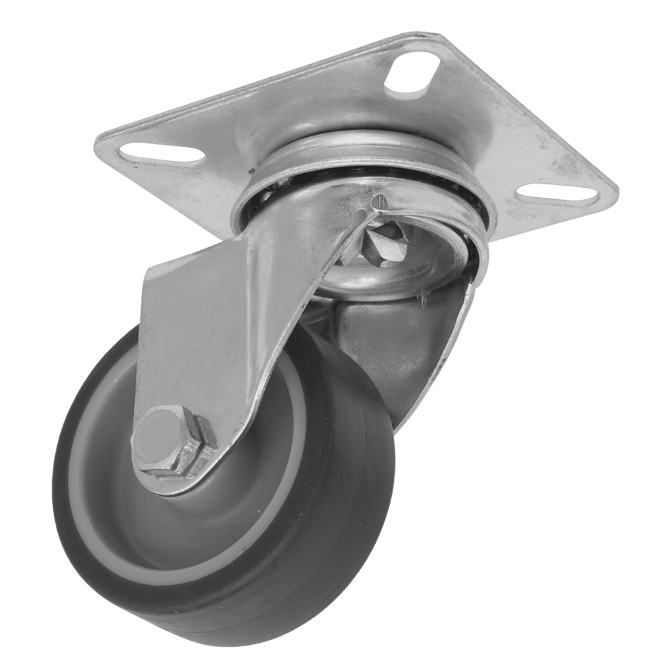 Sealey Medium-Duty Thermoplastic Swivel Castor Wheel 50mm - Trade Model No- SCW250SPEM