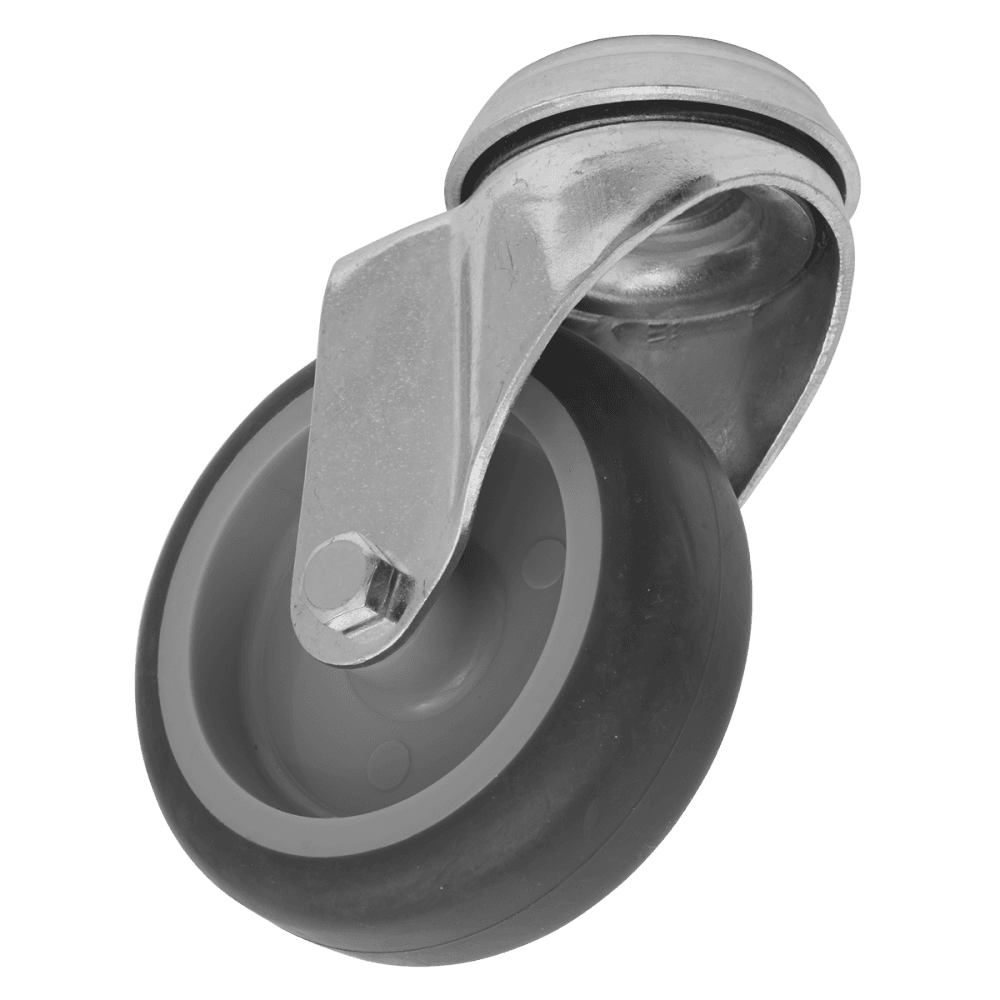 Sealey Medium-Duty Thermoplastic Bolt Hole Swivel Castor Wheel 75mm - Trade Model No- SCW275SBEM