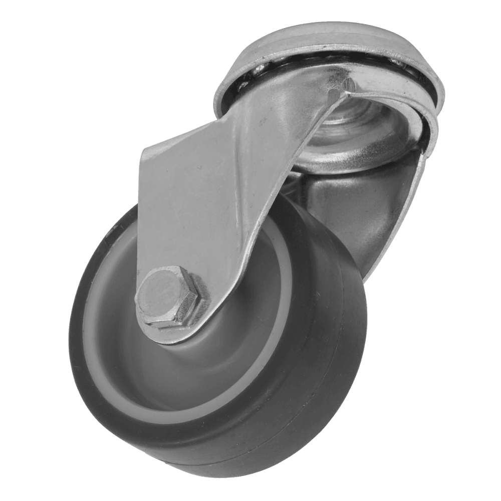 Sealey Medium-Duty Thermoplastic Bolt Hole Swivel Castor Wheel 50mm - Trade Model No- SCW250SBEM