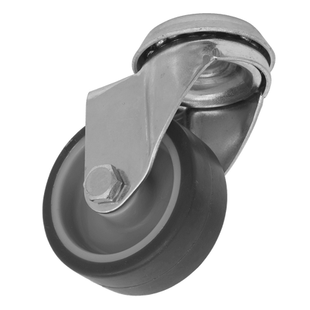 Sealey Medium-Duty Thermoplastic Bolt Hole Swivel Castor Wheel 50mm - Trade Model No- SCW250SBEM