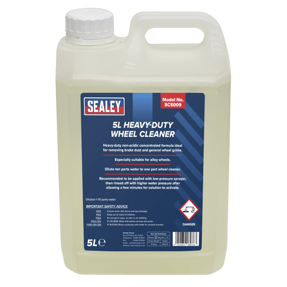 Sealey Wheel Cleaner Heavy-Duty 5L Model No- SCS009