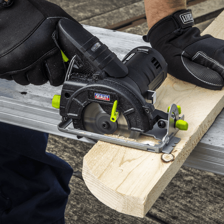 Sealey SV10.8 Series 85mm Cordless Circular Saw Kit 10.8V 2Ah Model No- CP108VCS