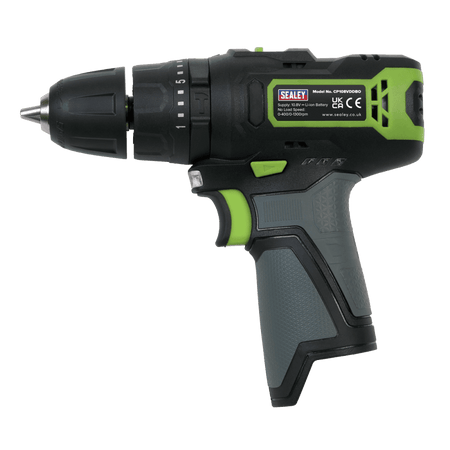 Sealey Cordless Hammer Drill/Driver 10mm 10.8V - Body Only Model No- CP108VDDBO