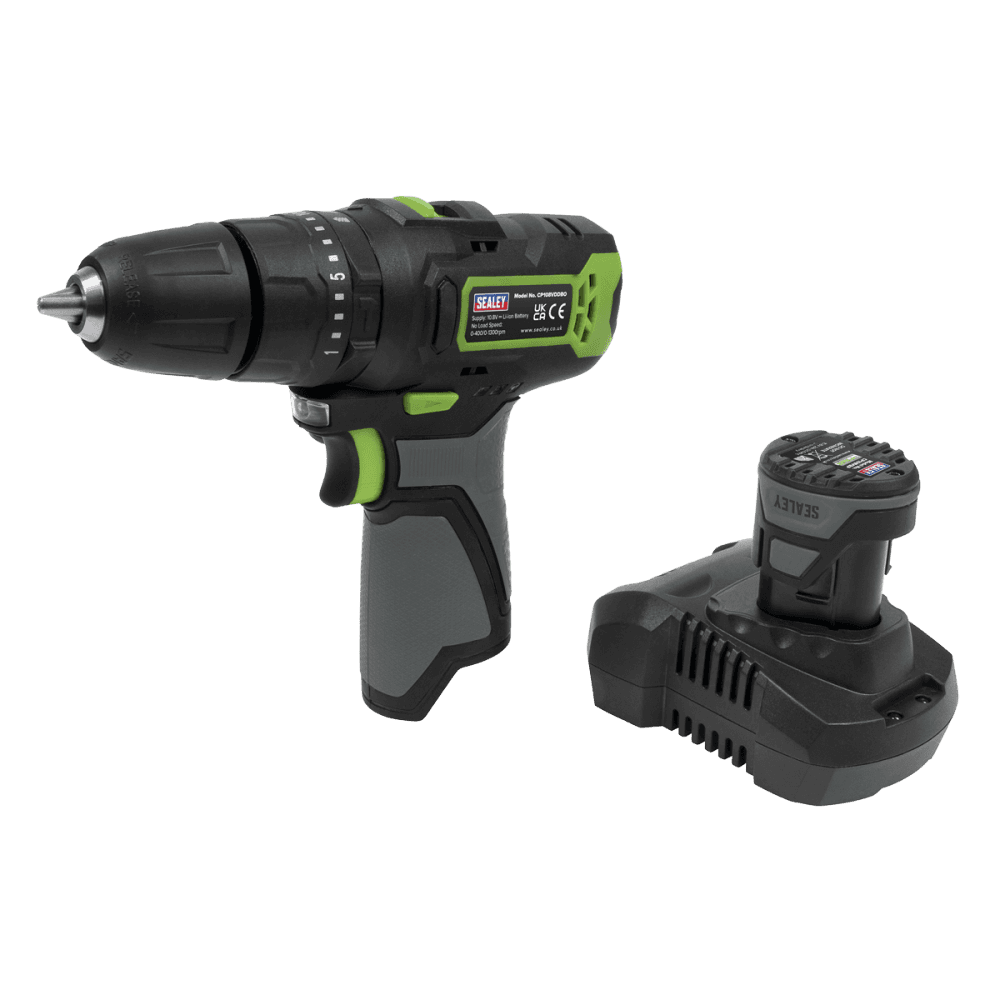 Sealey Cordless Hammer Drill/Driver 10mm 10.8V - Body Only Model No- CP108VDDBO