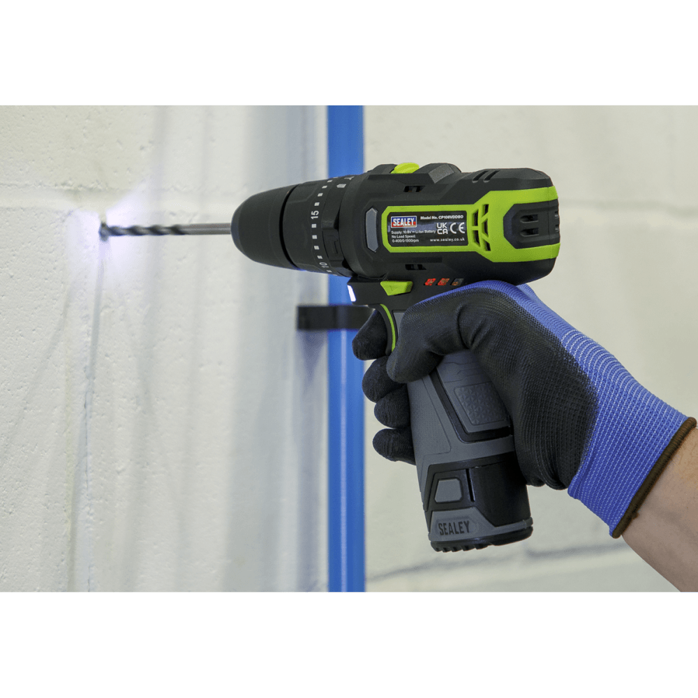Sealey Cordless Hammer Drill/Driver 10mm 10.8V - Body Only Model No- CP108VDDBO