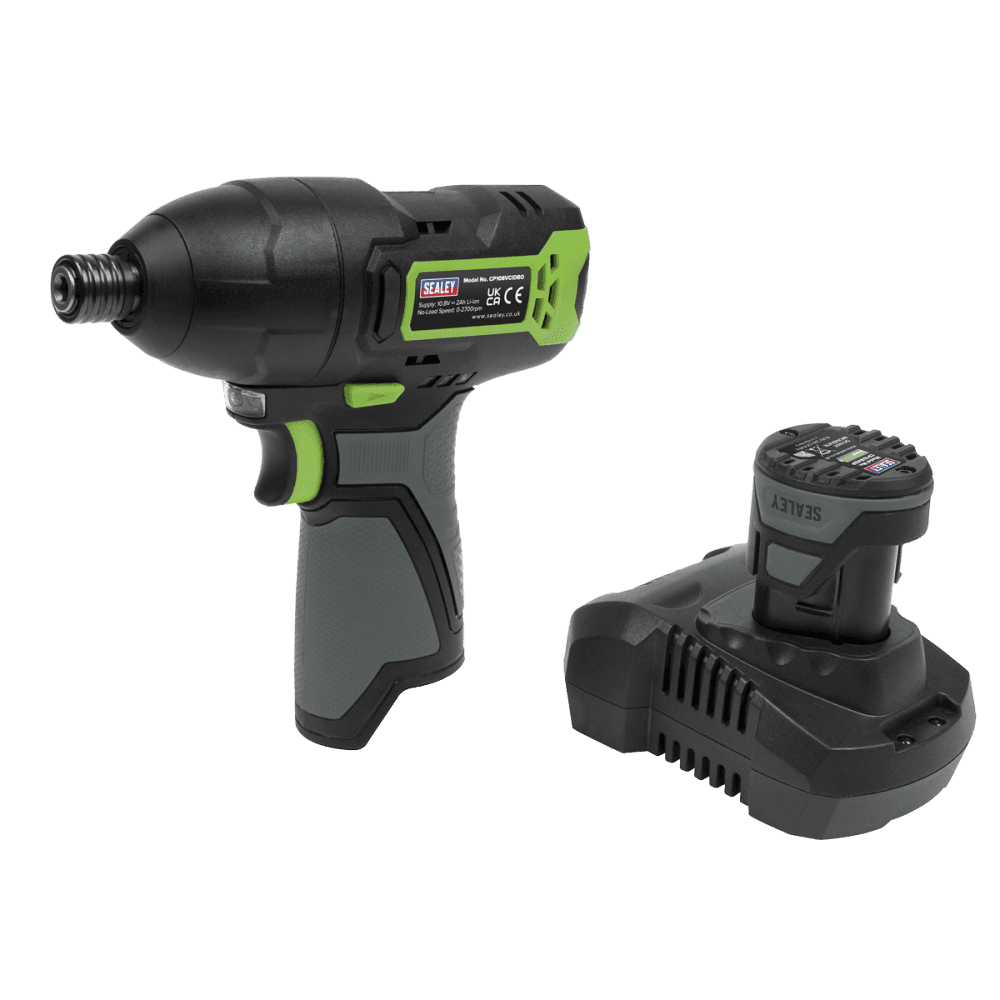 Sealey Cordless Impact Driver 1/4"Hex Drive 10.8V - Body Only Model No- CP108VCIDBO