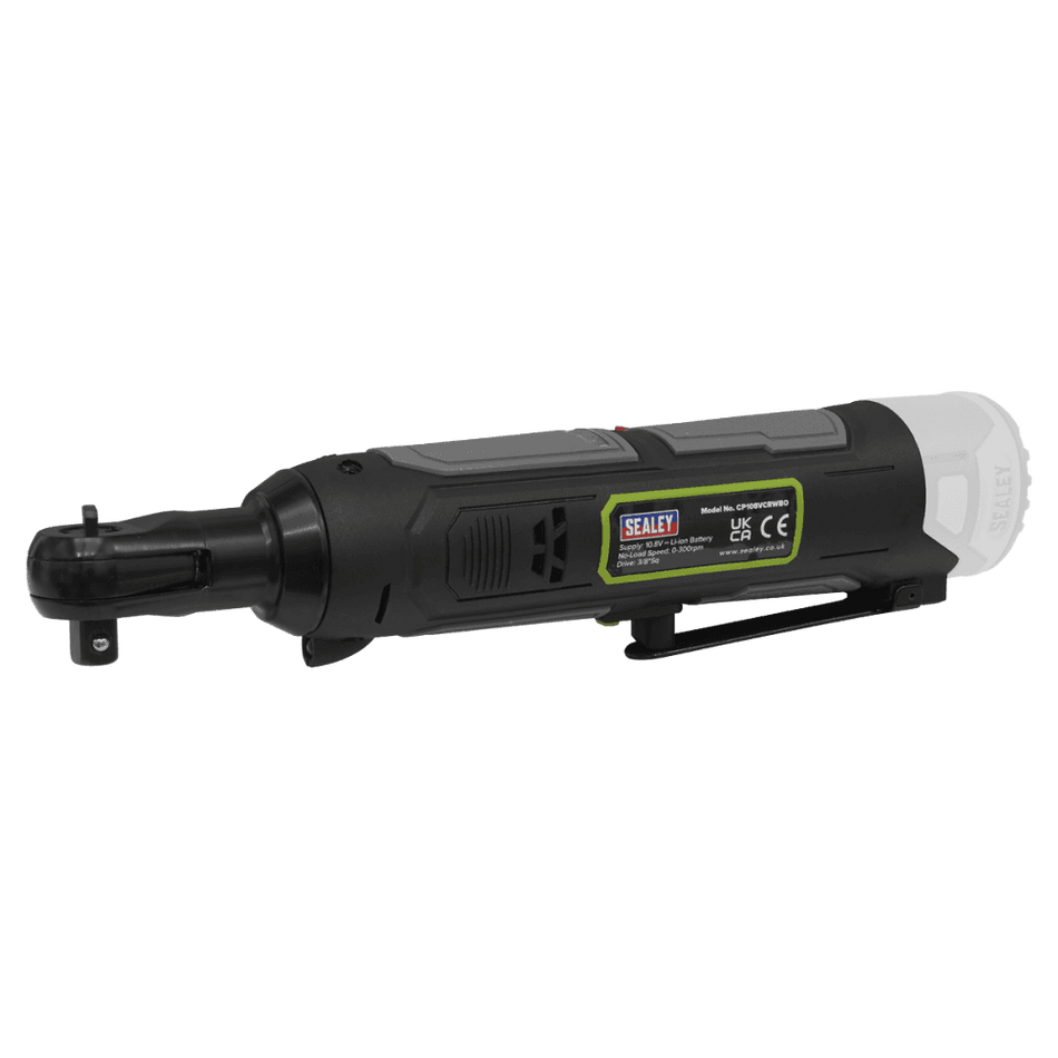 Sealey Cordless Ratchet Wrench 3/8"Sq Drive 10.8V - Body Only Model No- CP108VCRWBO