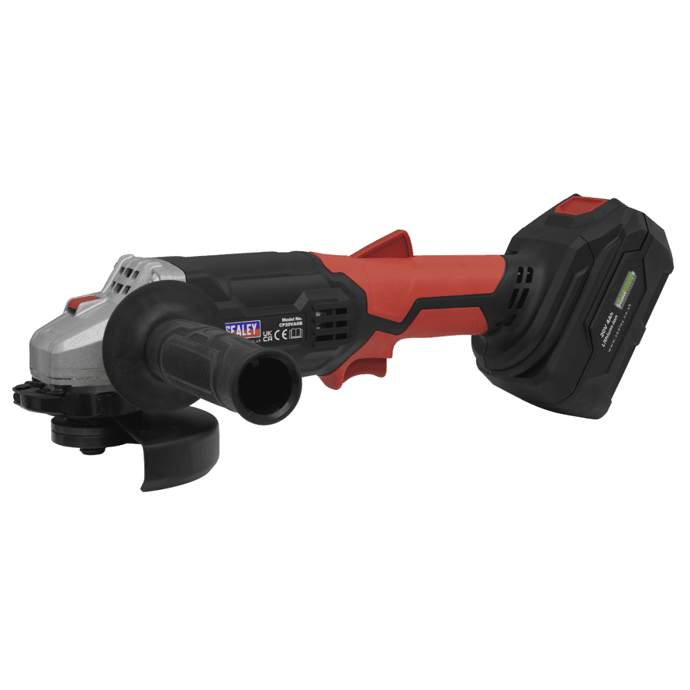 Sealey Cordless Angle Grinder Kit 115mm 20V 4Ah Model No- CP20VAGBKIT1