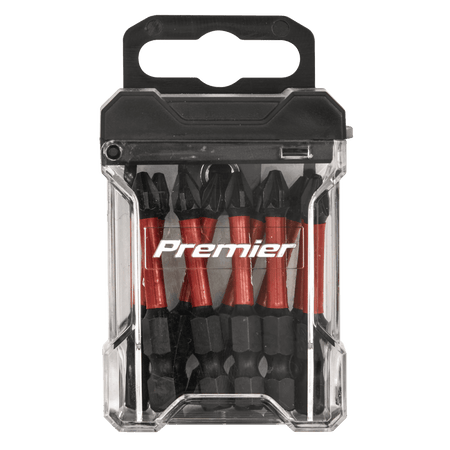 Sealey Pozi #2 Impact Power Tool Bits 50mm - 10pc Model No- AK8275