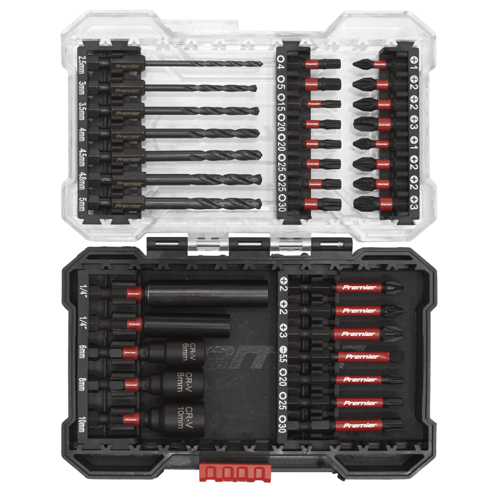 Sealey Power Tool Bit Set 35pc Impact Grade Model No- AK8284
