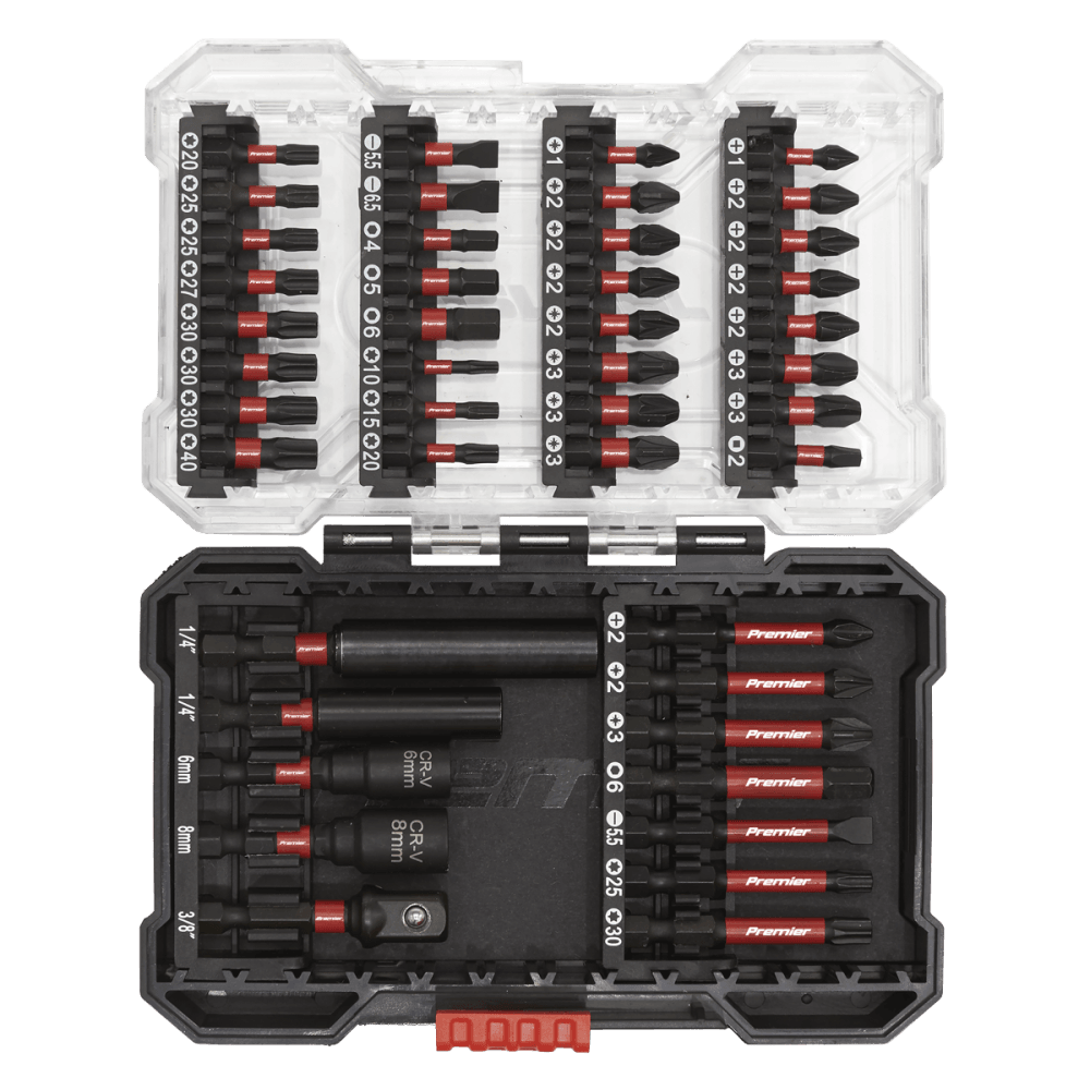 Sealey Power Tool Bit Set 44pc Impact Grade Model No- AK8280
