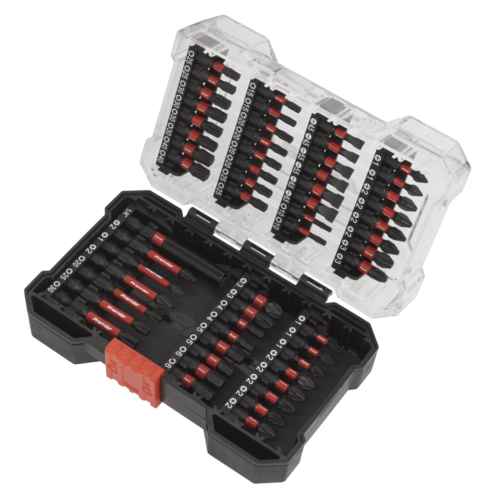 Sealey Power Tool Bit Set 55pc Impact Grade Model No- AK8281