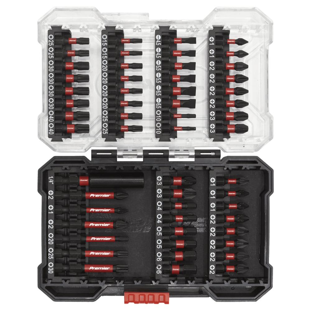 Sealey Power Tool Bit Set 55pc Impact Grade Model No- AK8281