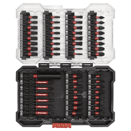 Sealey Power Tool Bit Set 55pc Impact Grade Model No- AK8281