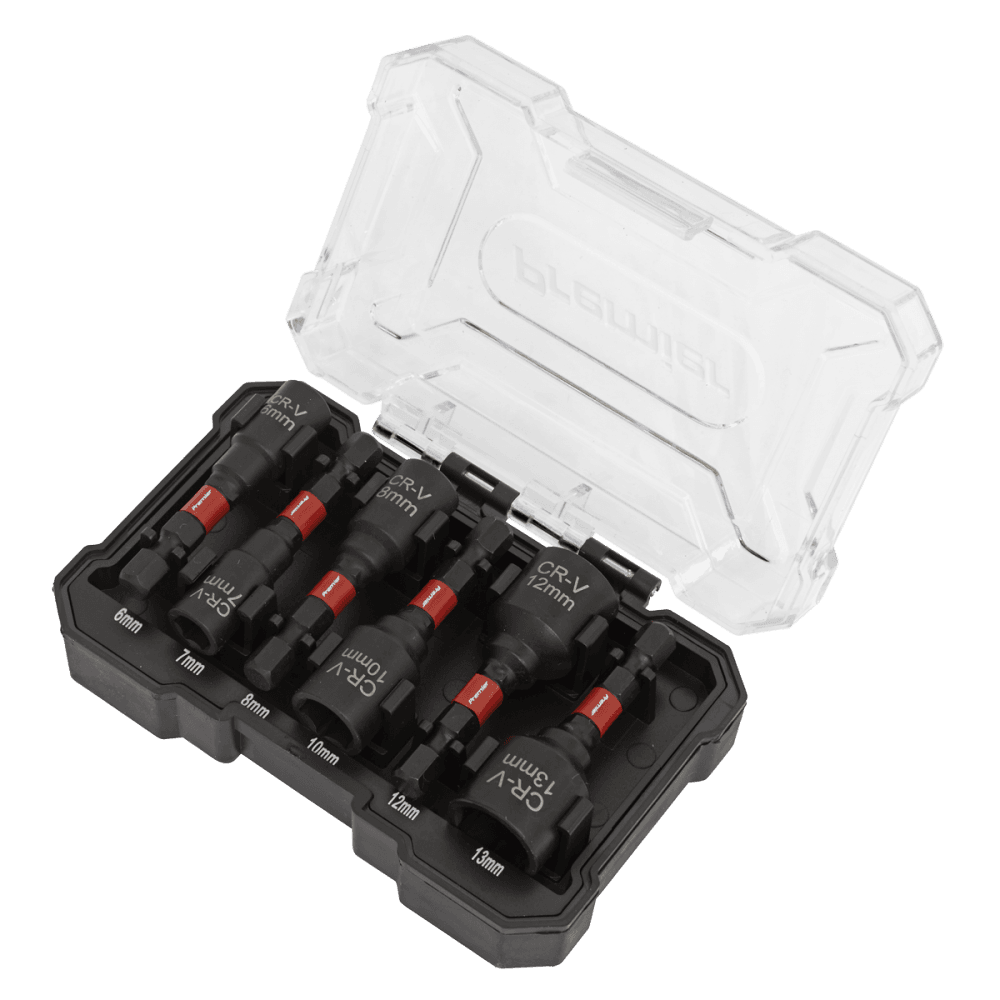Sealey Nut Driver Set 6pc Impact Grade Model No- AK8287