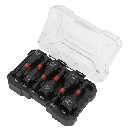 Sealey Nut Driver Set 6pc Impact Grade Model No- AK8287