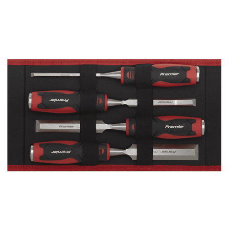 Sealey Hammer-Thru Wood Chisel 4pc Set Model No- AK9239
