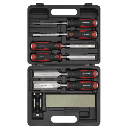 Sealey Hammer-Thru Wood Chisel 8pc Set Model No- AK9240