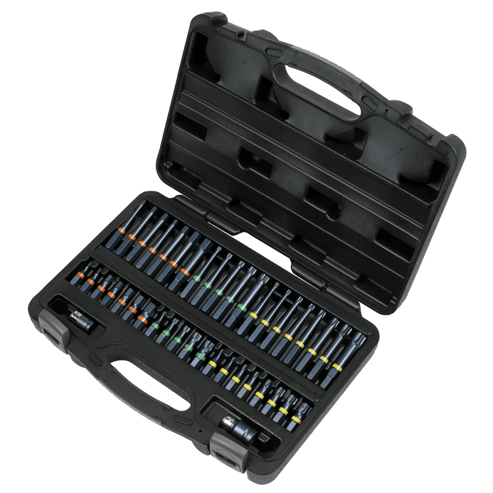 Sealey TRX-Star*/Hex/Spline Bit Set Impact 42pc 3/8" & 1/2"Sq Drive Model No- AK21901