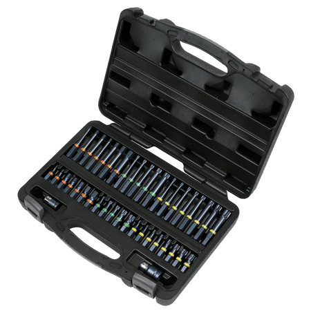 Sealey TRX-Star*/Hex/Spline Bit Set Impact 42pc 3/8" & 1/2"Sq Drive Model No- AK21901