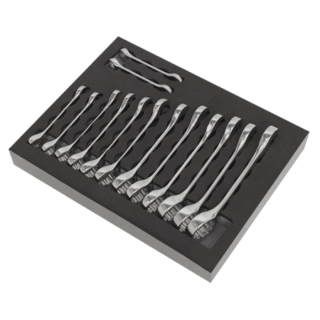 Sealey Siegen Stubby Combination Spanner Set 14pc Model No- S01232