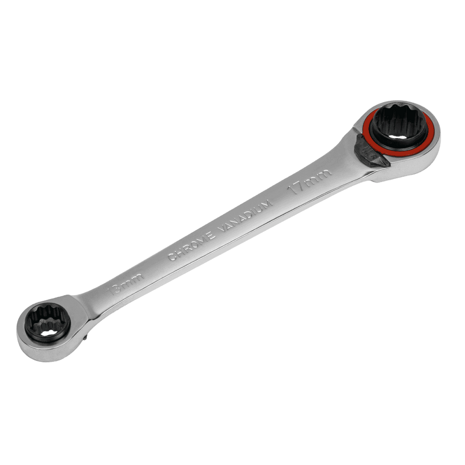 Sealey Premier Platinum 4-in-1 Reversible Ratchet Ring Spanner Model No- AK63948