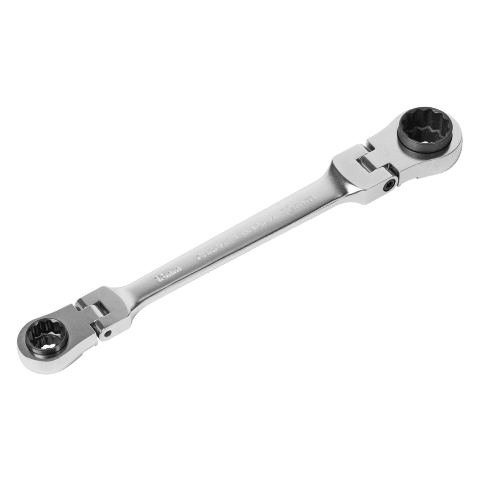 Sealey Premier Platinum 4-in-1 Flexi-Head Reversible Ratchet Ring Spanner Model No- AK63947