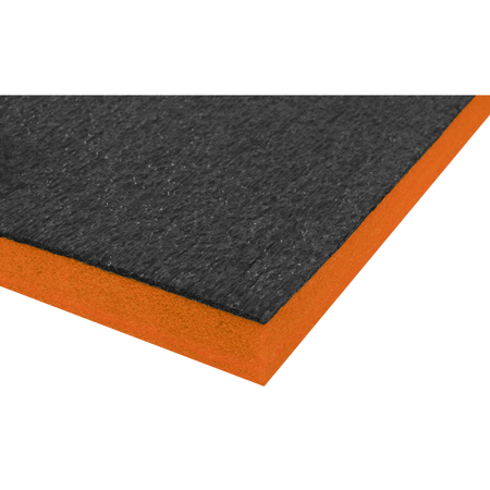 Sealey Easy Peel Shadow FoamÃ‡Ãº Orange/Black 1200 x 550 x 30mm Model No- SF30OR