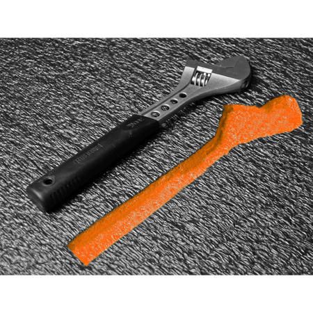 Sealey Easy Peel Shadow Foam® 1200 x 550 x 50mm - Orange/Black Model No- SF50OR