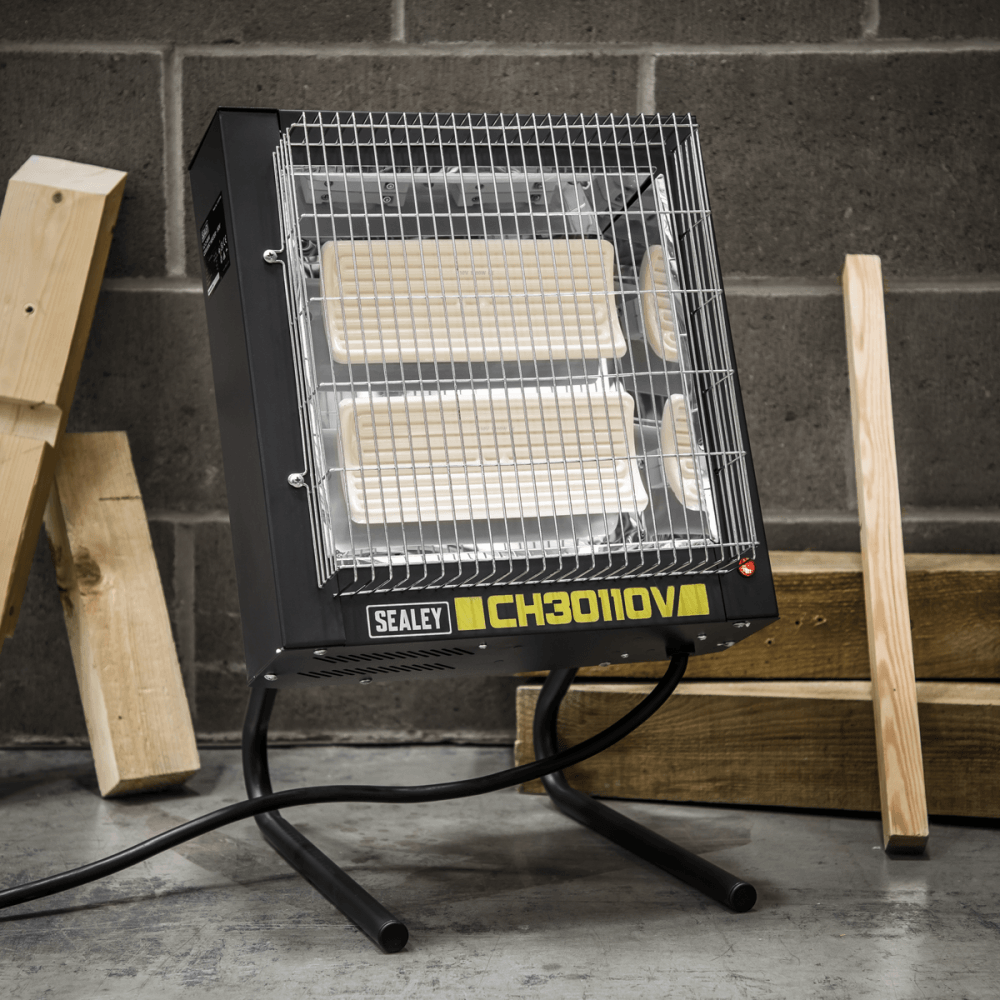 Sealey Ceramic Heater 1.2/2.4kW - 110V Model No- CH30110V