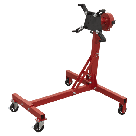 Sealey Folding 360Ã‡Ã Rotating Engine Stand with Geared Handle Drive, 450kg Capacity Model No- ES480D