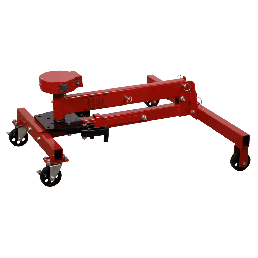 Sealey Folding 360Ã‡Ã Rotating Engine Stand with Geared Handle Drive, 450kg Capacity Model No- ES480D