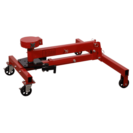 Sealey Folding 360Ã‡Ã Rotating Engine Stand with Geared Handle Drive, 450kg Capacity Model No- ES480D