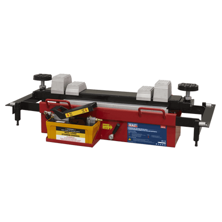Sealey Air Jacking Beam 2tonne with Arm Extenders & Flat Roller Supports Model No- SJBEX200A