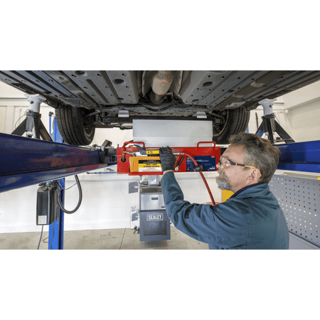 Sealey Air Jacking Beam 2tonne with Arm Extenders & Flat Roller Supports Model No- SJBEX200A