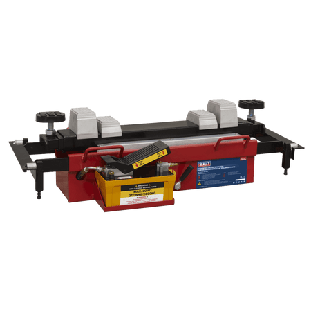 Sealey Air Jacking Beam 2tonne with Arm Extenders & Flat Roller Supports Model No- SJBEX200A
