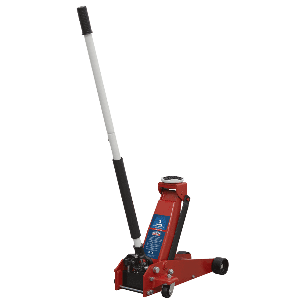 Sealey Trolley Jack 3t & Axle Stands (Pair) 3t per Stand Combo Model No- 3000CXDCOMBO1