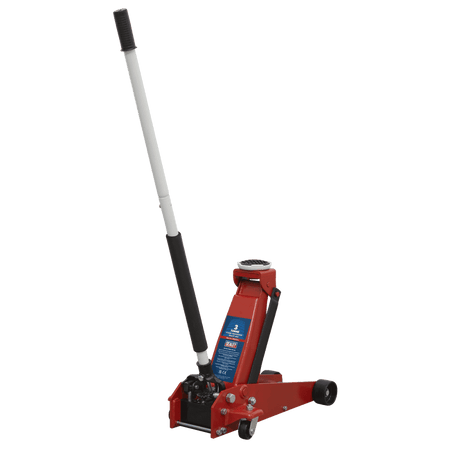 Sealey Trolley Jack 3t & Axle Stands (Pair) 3t per Stand Combo Model No- 3000CXDCOMBO1
