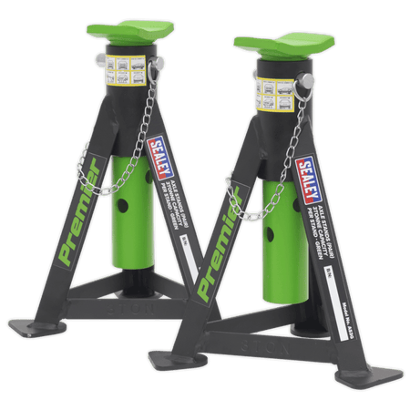 Sealey Trolley Jack 3t & Axle Stands (Pair) 3t per Stand Combo Model No- 3040AGCOMBO1