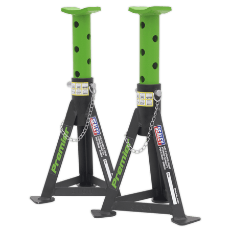 Sealey Trolley Jack 3t & Axle Stands (Pair) 3t per Stand Combo Model No- 3040AGCOMBO1