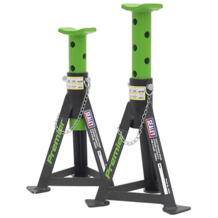 Sealey Trolley Jack 3t & Axle Stands (Pair) 3t per Stand Combo Model No- 3040AGCOMBO1