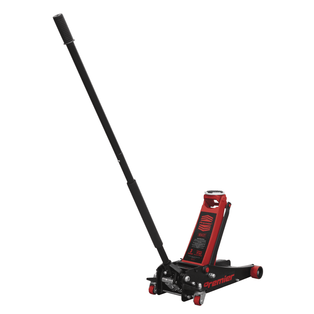 Sealey Trolley Jack 3t & Axle Stands (Pair) 3t per Stand Combo Model No- 3040ARCOMBO