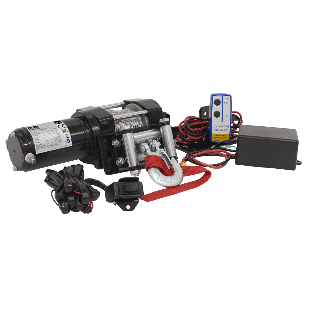 Sealey ATV Winch 1000kg Line Pull 12V Model No- ATV1000W