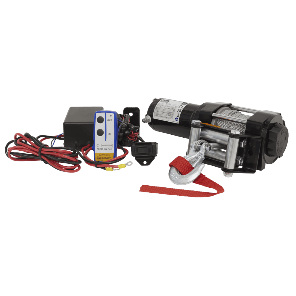 Sealey ATV Winch 1000kg Line Pull 12V Model No- ATV1000W
