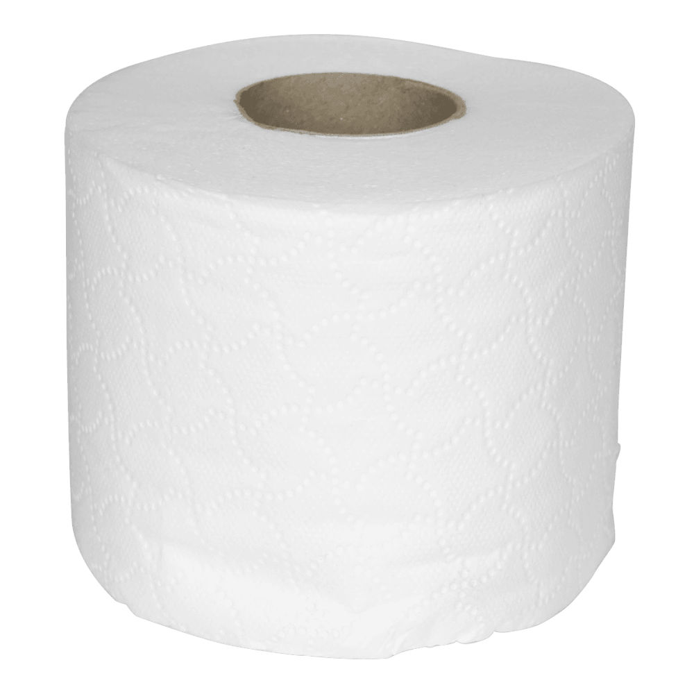 Sealey Plain White Toilet Roll - Pack of 4 x 10 (40 Rolls) Model No- TOL40