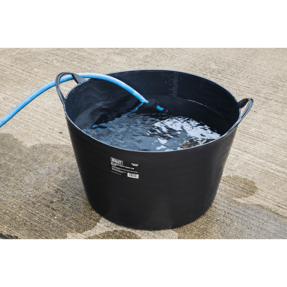 Sealey Heavy-Duty Flexi Tub 65L - Black Model No- SFT65