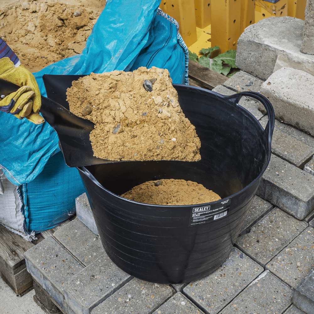Sealey Heavy-Duty Flexi Tub 40L - Black Model No- SFT40