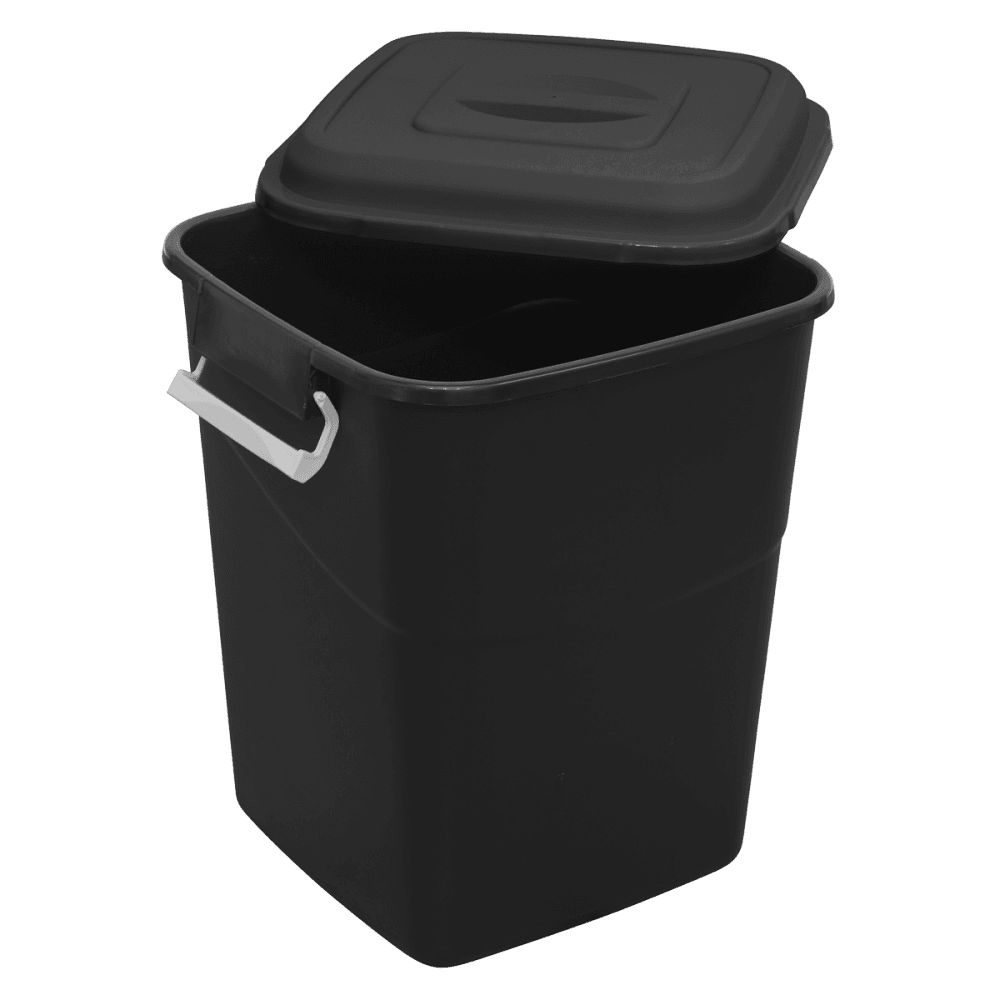 Sealey Refuse/Storage Bin 50L - Black Model No- BM50